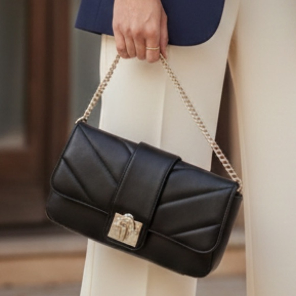 True Religion Black Crossbody Bag Set